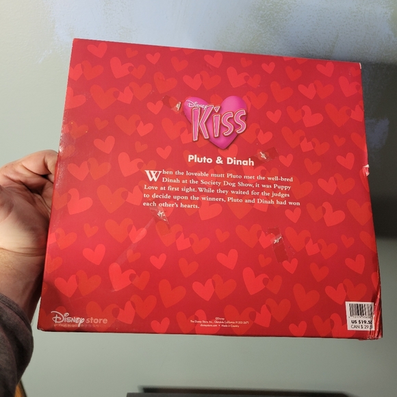 Disney Vintage Pluto & Dinah Kissing Plush - Picture 2 of 3